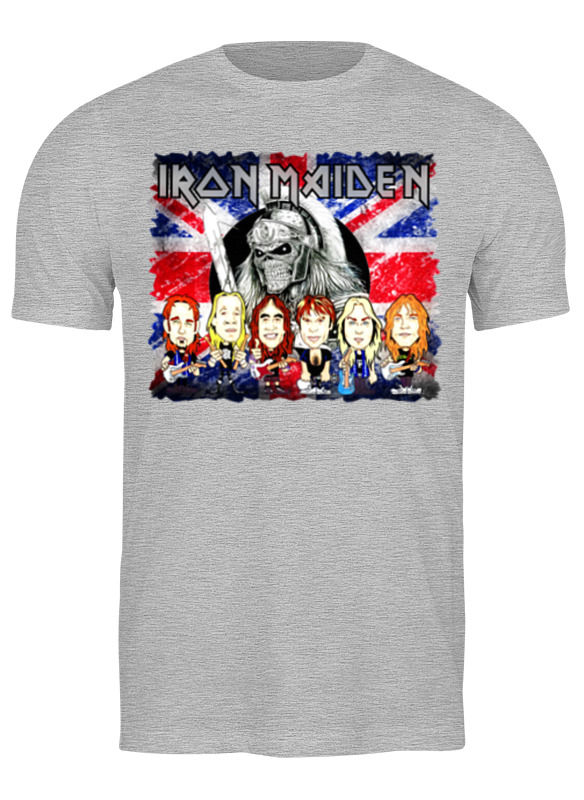 

Футболка мужская Printio Iron maiden band серая 3XL, Серый, Iron maiden band