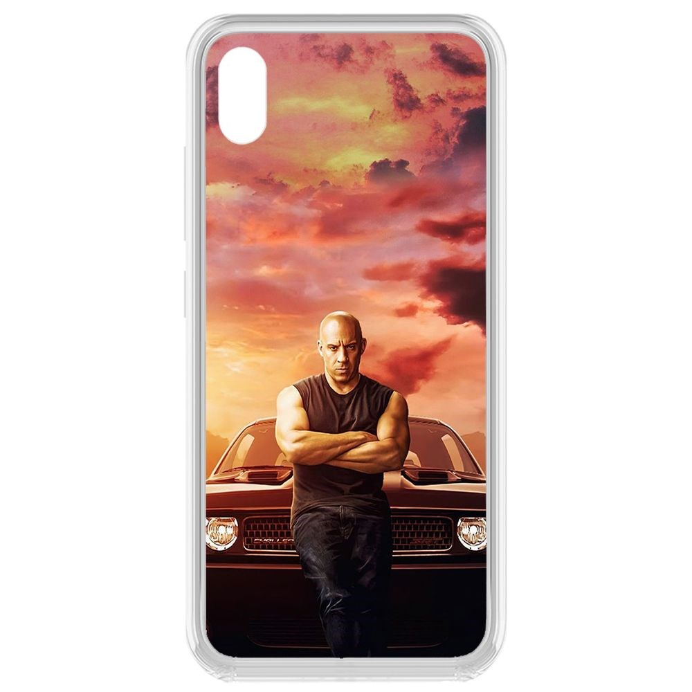 

Чехол-накладка Krutoff Clear Case Форсаж. Доминик Торетто для Vivo Y91c, Прозрачный