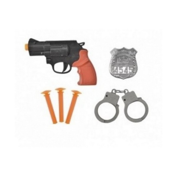 фото Набор полиция (пистолет, присоски, наручники, значок) tongde t469-d7342
