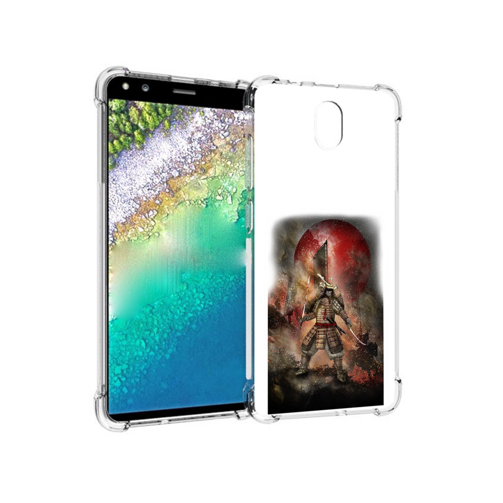 

Чехол MyPads Tocco для Nokia C01 Plus китайскийвоин (PT161800.114.388), Прозрачный, Tocco