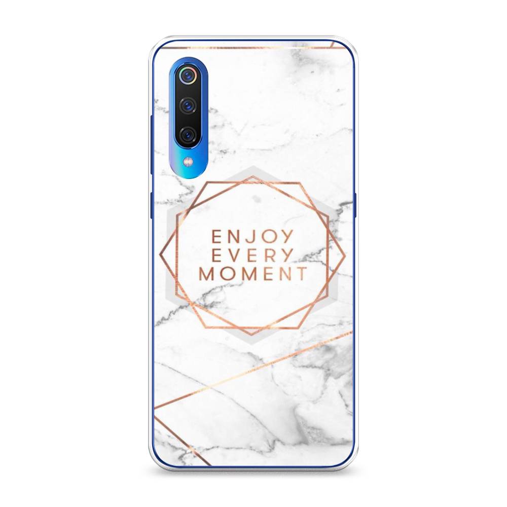 

Чехол Awog на Xiaomi Mi 9 "Enjoy every moment мрамор", Разноцветный, 34850-7