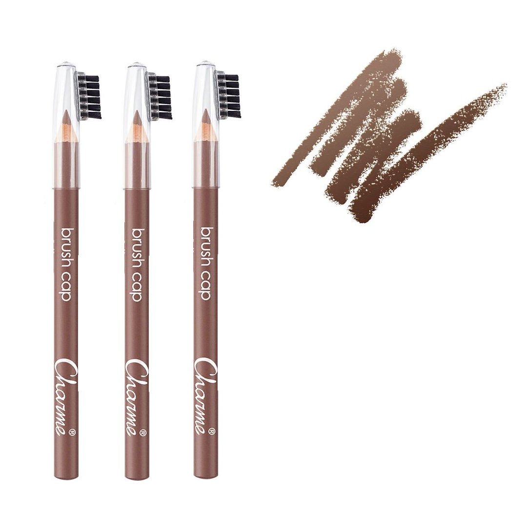 Карандаш для бровей Charme Brow Sculpting тон 102 Эспрессо 3 шт Россия