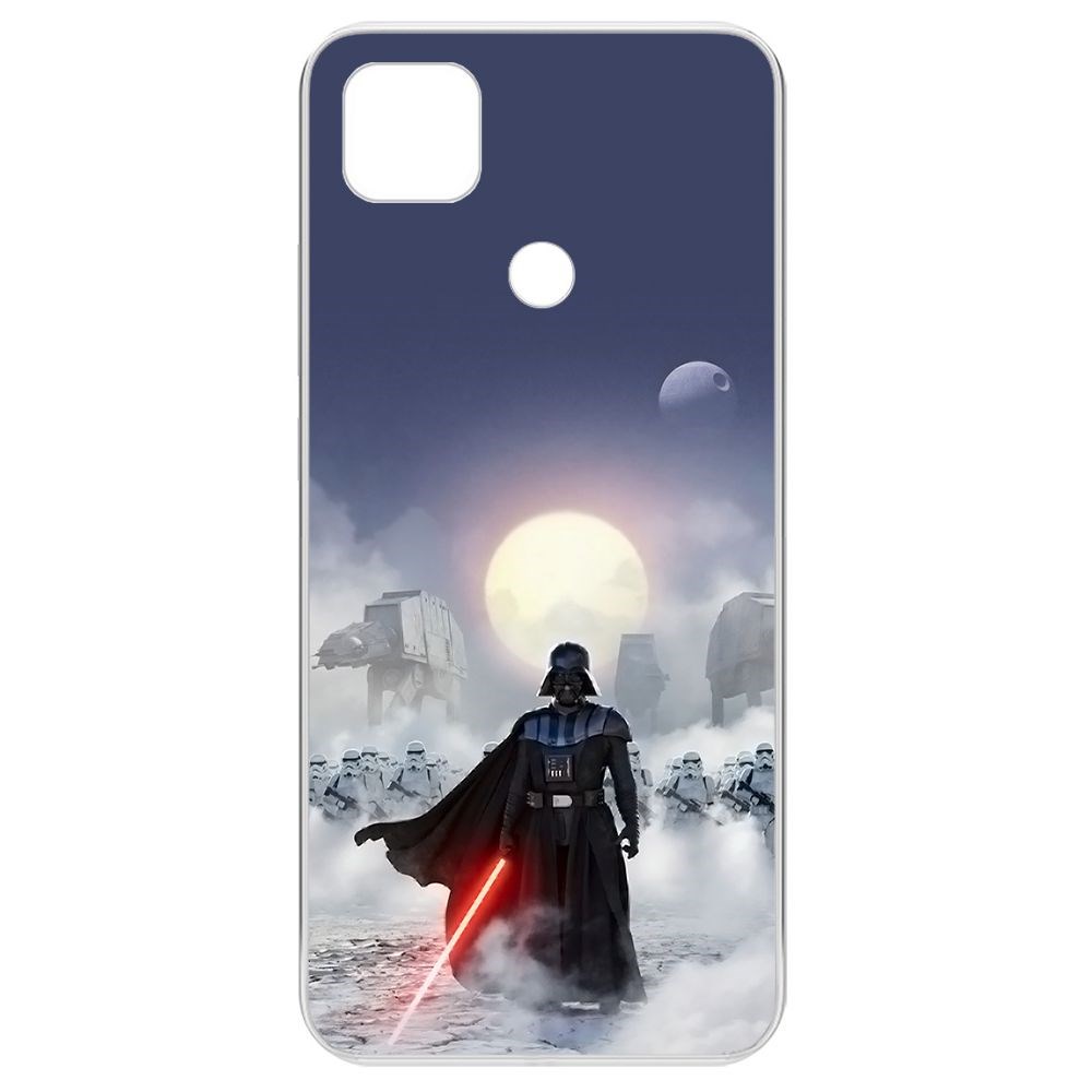 

Чехол-накладка Krutoff Clear Case Звездные Войны. Дарт Вейдер для Xiaomi Redmi 9C, Прозрачный