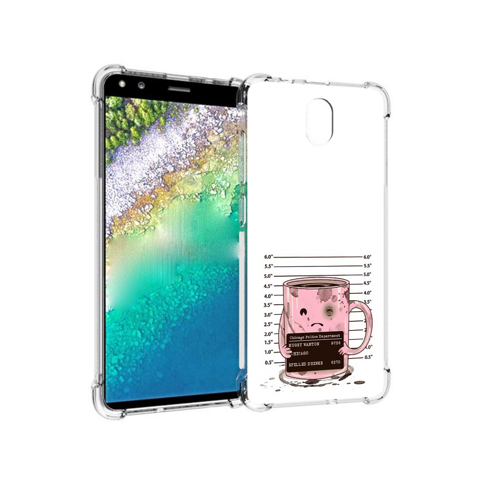 

Чехол MyPads Tocco для Nokia C01 Plus кружка (PT161800.114.420), Прозрачный, Tocco