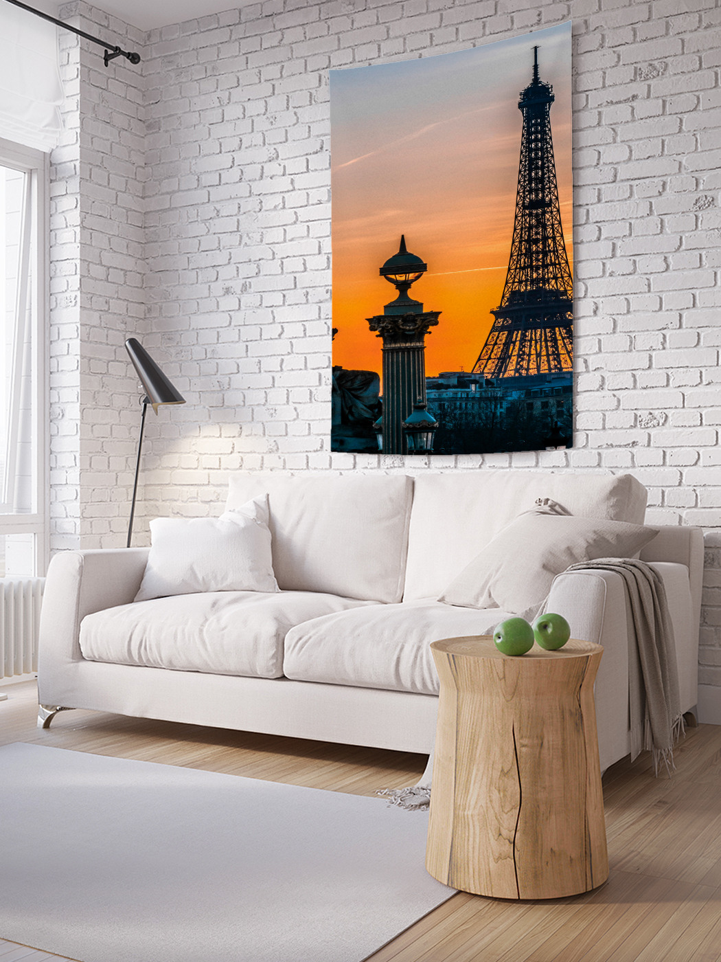 

Вертикальное фотопанно на стену JoyArty Статуя в париже 100x150 см, Статуя в париже