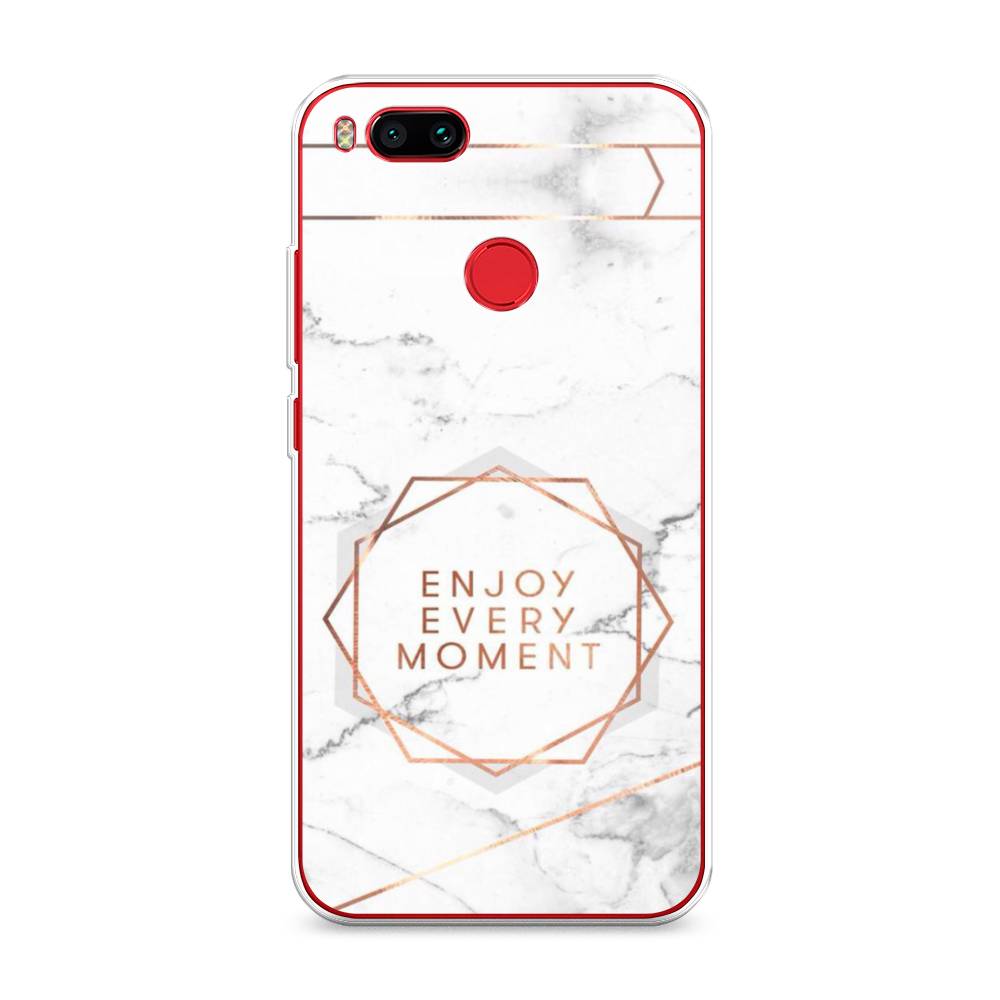 

Чехол Awog на Xiaomi Mi A1/5X "Enjoy every moment мрамор", Разноцветный, 32650-7