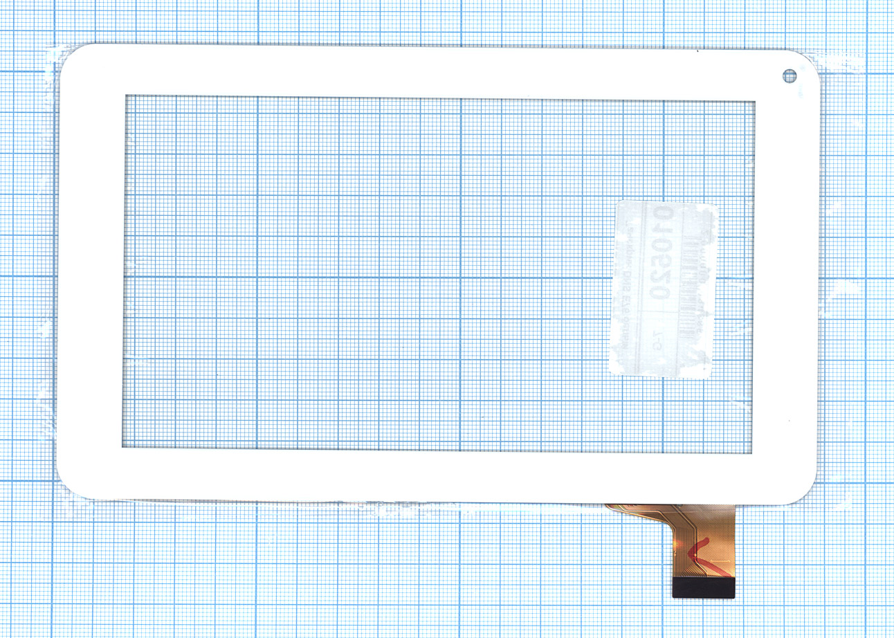 

Сенсорное стекло (тачскрин) для DNS E76 белое