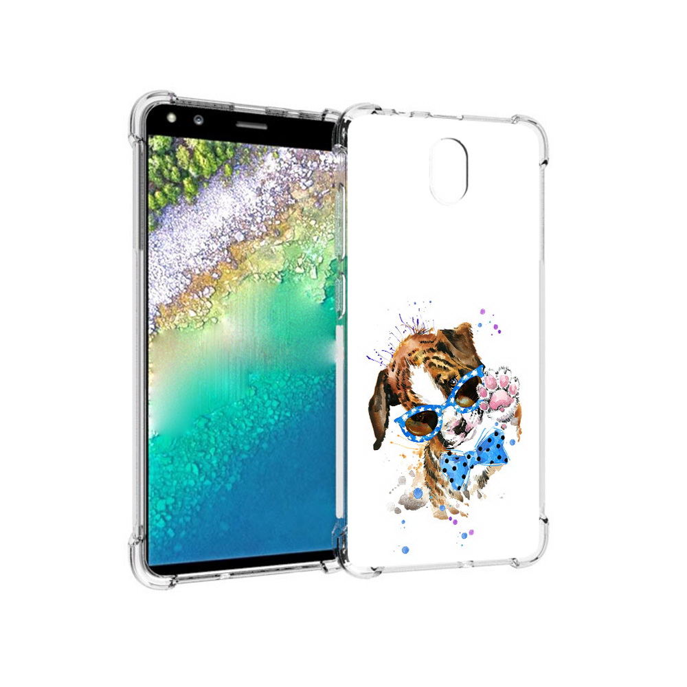 

Чехол MyPads Tocco для Nokia C01 Plus лапочка (PT161800.114.434), Прозрачный, Tocco
