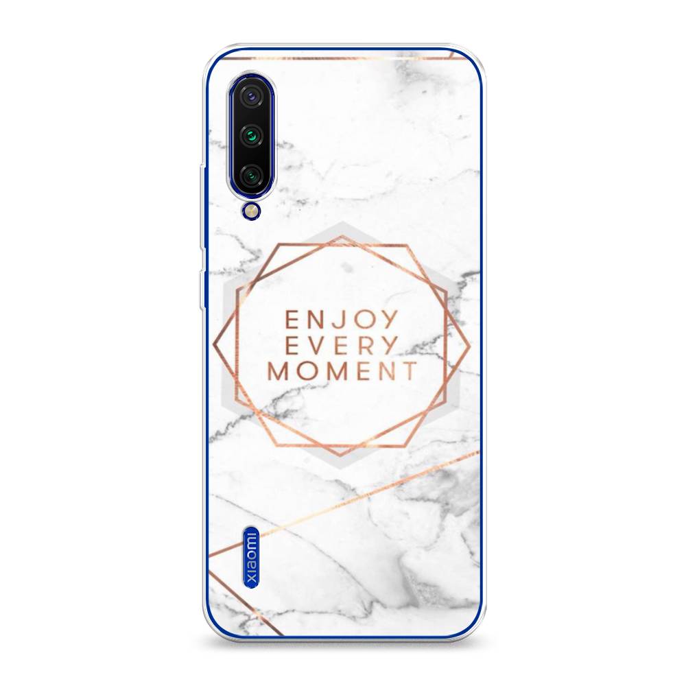 

Чехол Awog на Xiaomi Mi CC9E/Mi A3 "Enjoy every moment мрамор", Разноцветный, 35950-7