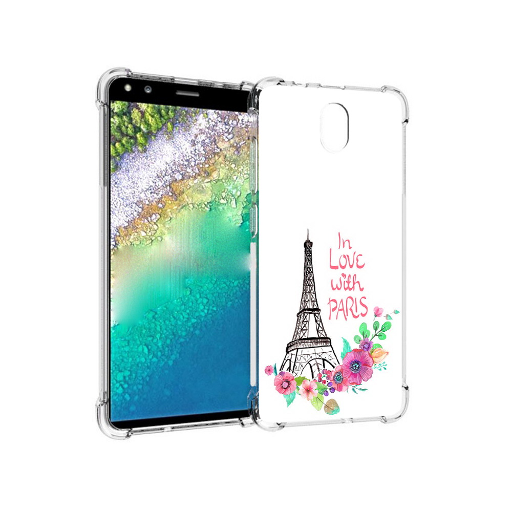 

Чехол MyPads Tocco для Nokia C01 Plus любимый париж (PT161800.114.452), Прозрачный, Tocco