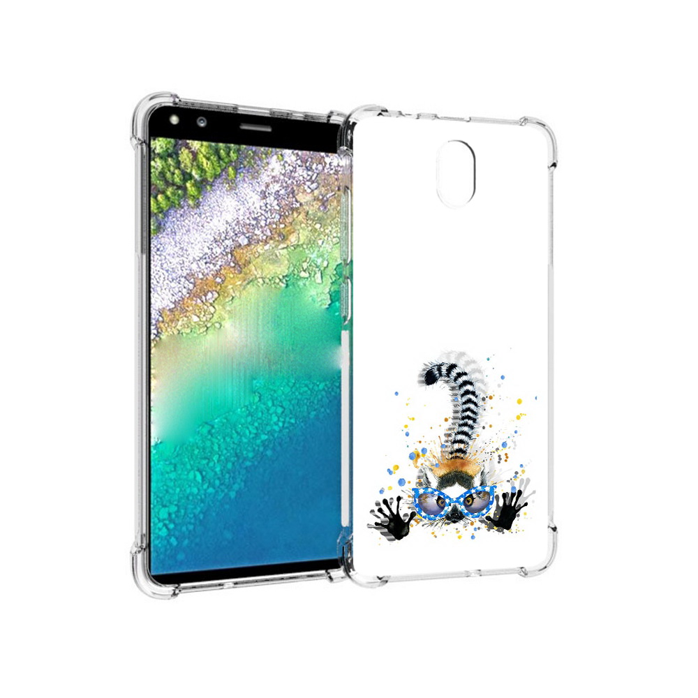 

Чехол MyPads Tocco для Nokia C01 Plus лямур (PT161800.114.454), Прозрачный, Tocco