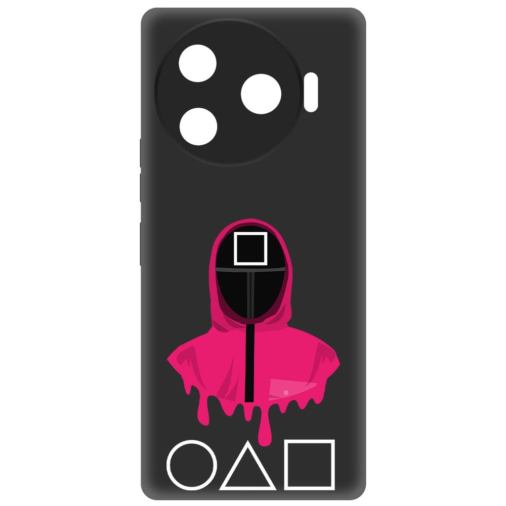 

Чехол-накладка Krutoff Soft Case Игра в кальмара-Начальник для TECNO Camon 30 Pro 5G, Черный