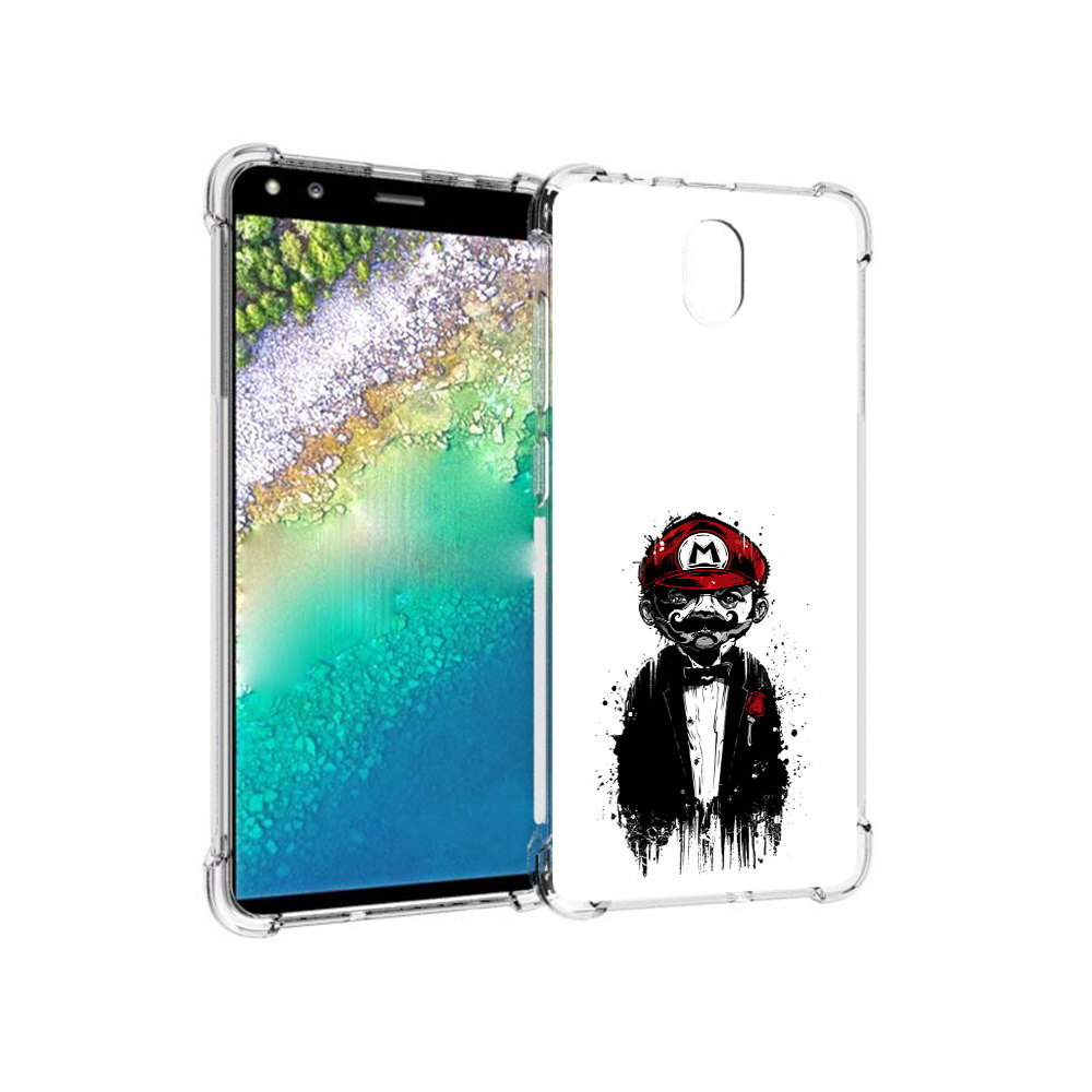 

Чехол MyPads Tocco для Nokia C01 Plus марио (PT161800.114.458), Прозрачный, Tocco