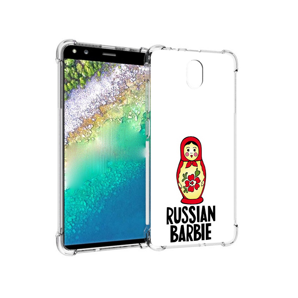 

Чехол MyPads Tocco для Nokia C01 Plus матрешка (PT161800.114.459), Прозрачный, Tocco