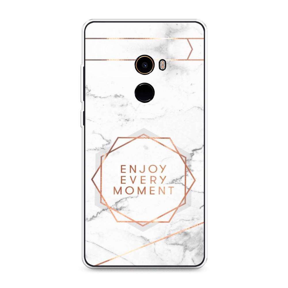 

Чехол Awog на Xiaomi Mi Mix 2 "Enjoy every moment мрамор", Разноцветный, 32550-7