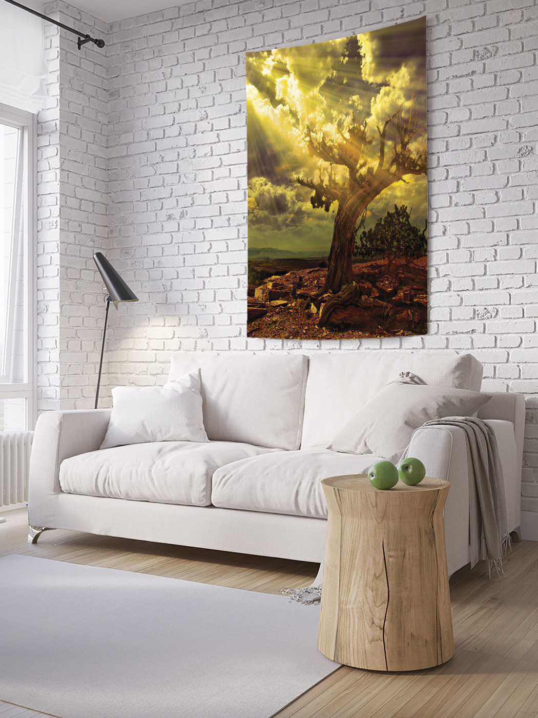 

Вертикальное фотопанно на стену JoyArty Древо рассвета 100x150 см, Древо рассвета