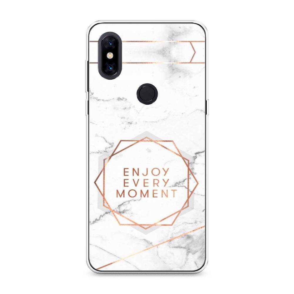 

Чехол Awog на Xiaomi Mi Mix 3 "Enjoy every moment мрамор", Разноцветный, 34950-7
