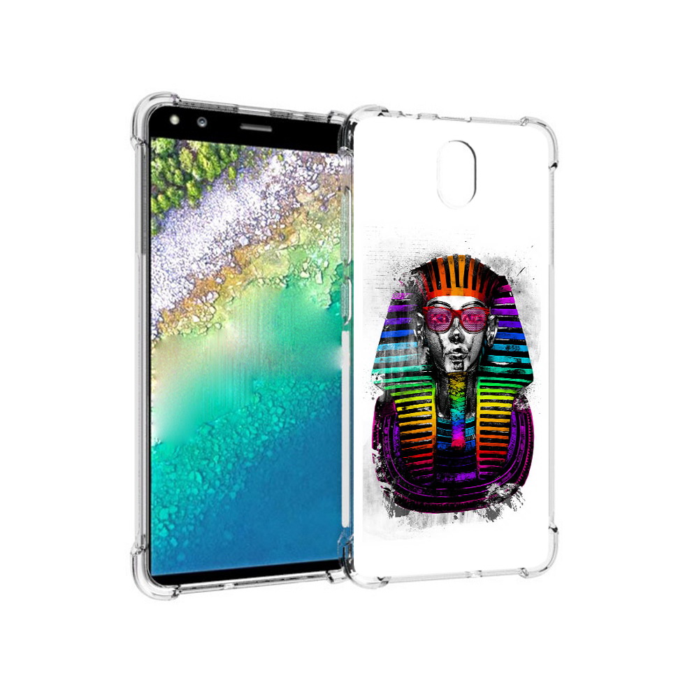 

Чехол MyPads Tocco для Nokia C01 Plus модная богиня (PT161800.114.479), Прозрачный, Tocco