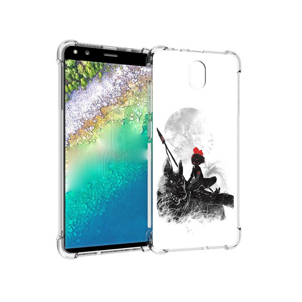 

Чехол MyPads Tocco для Nokia C01 Plus мононоке (PT161800.114.481), Прозрачный, Tocco