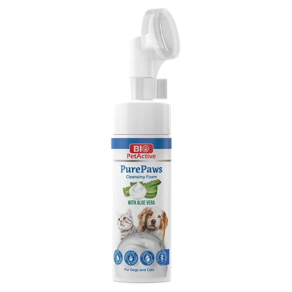 Пенка для кошек и собак Bio PetActive Pure Paws для очистки лап 150 мл