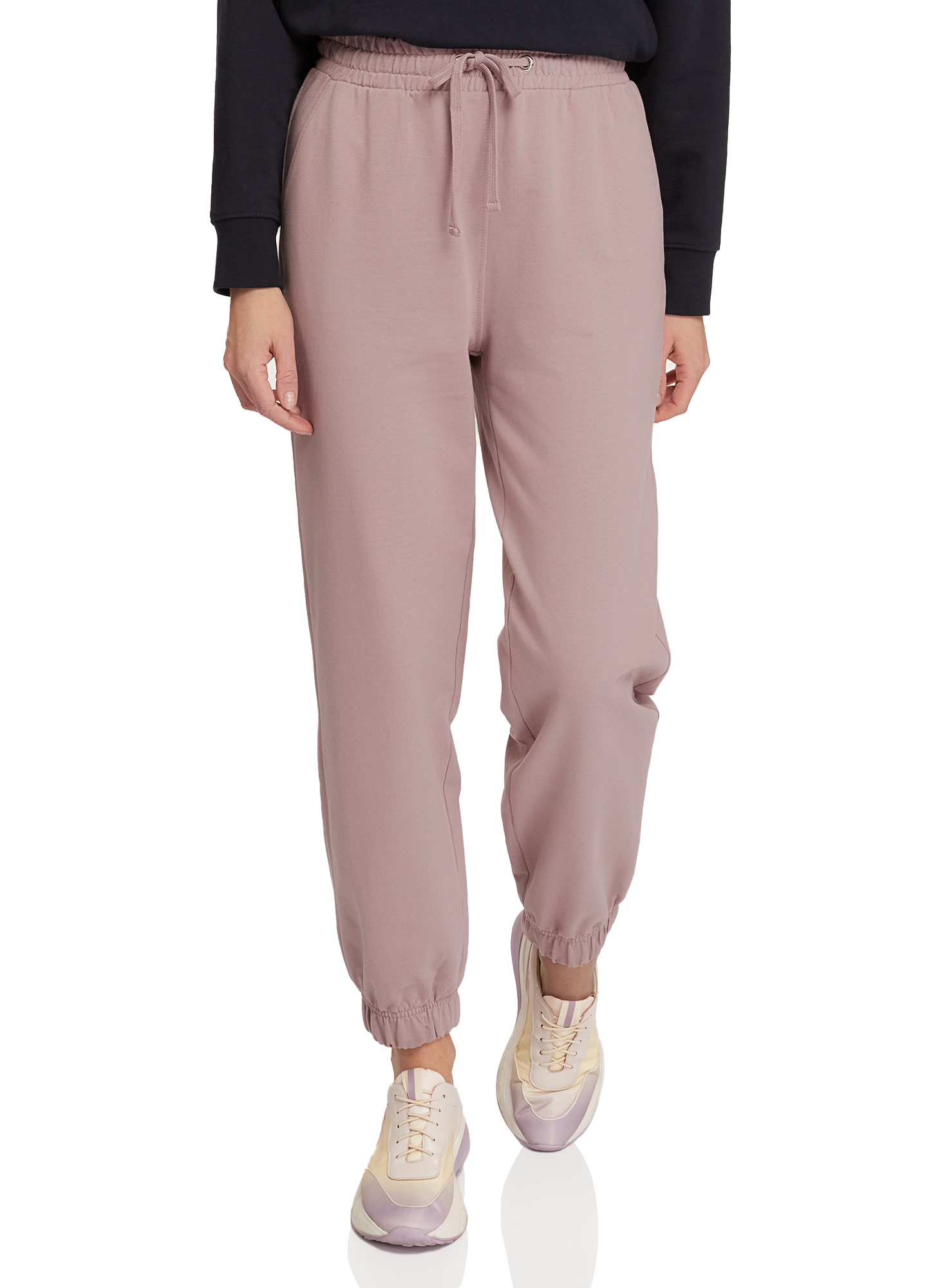 Спортивные брюки женские oodji 16701086-3 розовые L