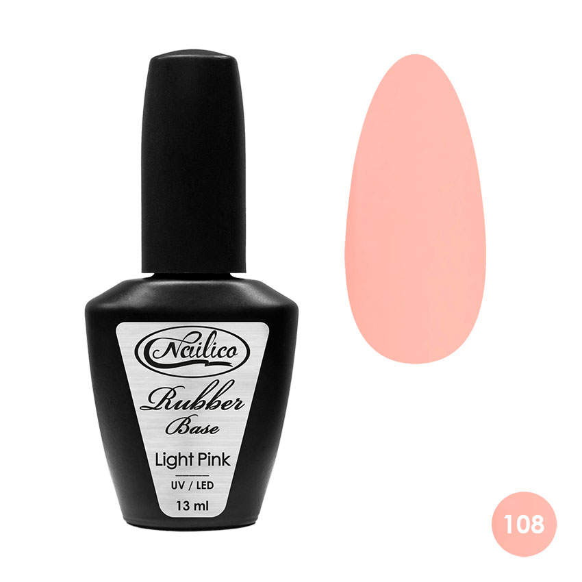 

Каучуковая база камуфляжная светло-розовая Rubber Base Light Pink Nailico, 13 мл