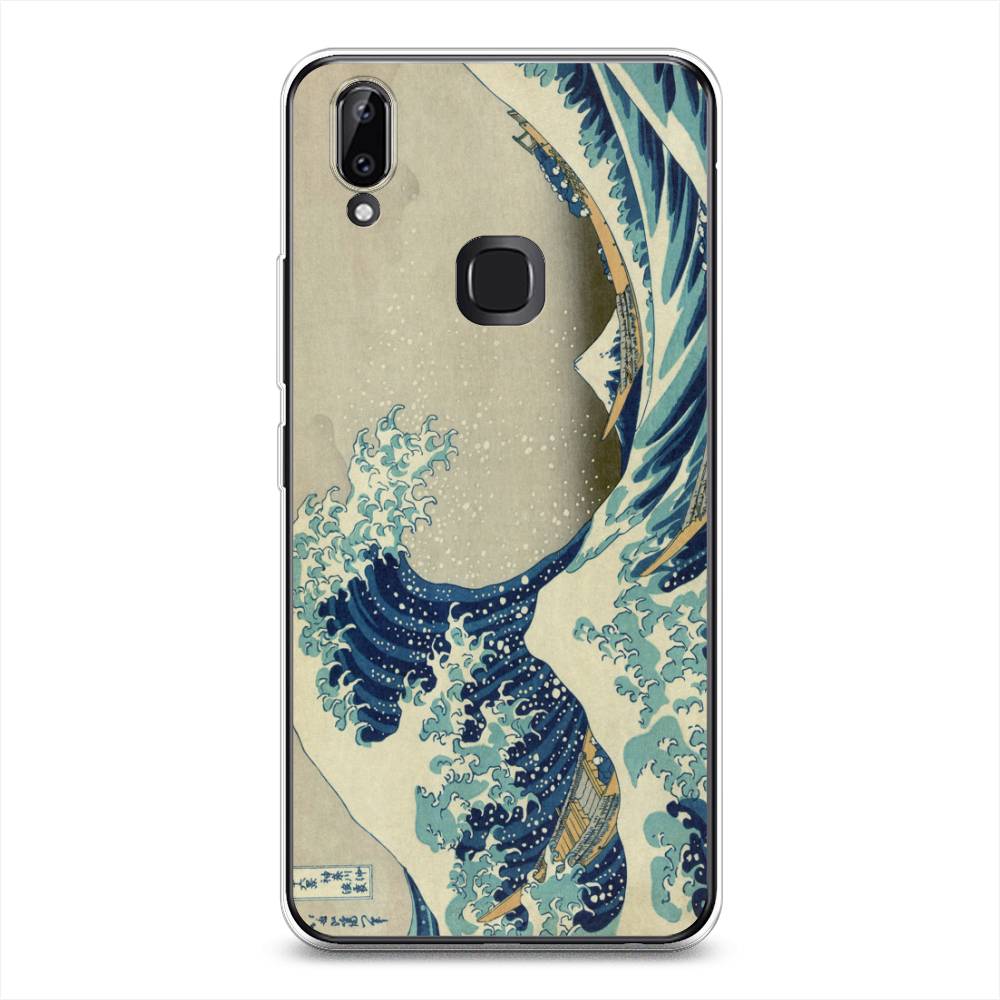 

Чехол Awog на Vivo Y85/V9 "Большая волна в Канагаве", Разноцветный, 260350-9