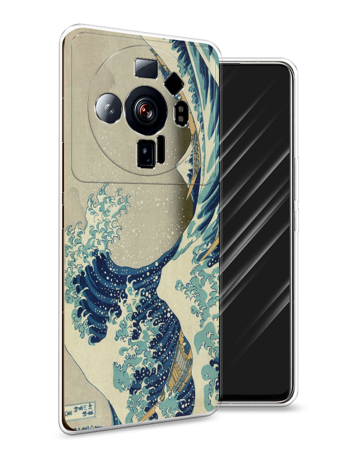 

Чехол Awog на Xiaomi 12S Ultra "Большая волна в Канагаве", Разноцветный, 314550-9