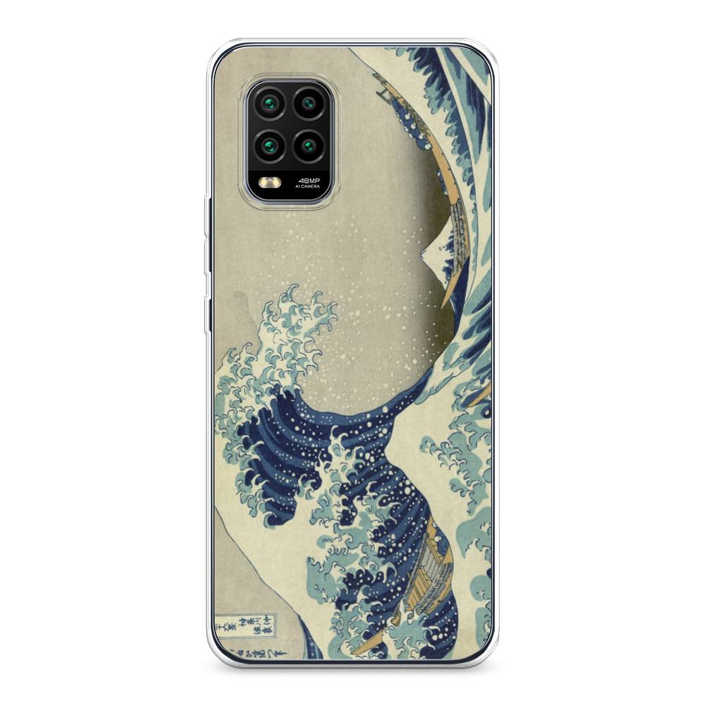 

Чехол Awog на Xiaomi Mi 10 Lite "Большая волна в Канагаве", Разноцветный, 38550-9