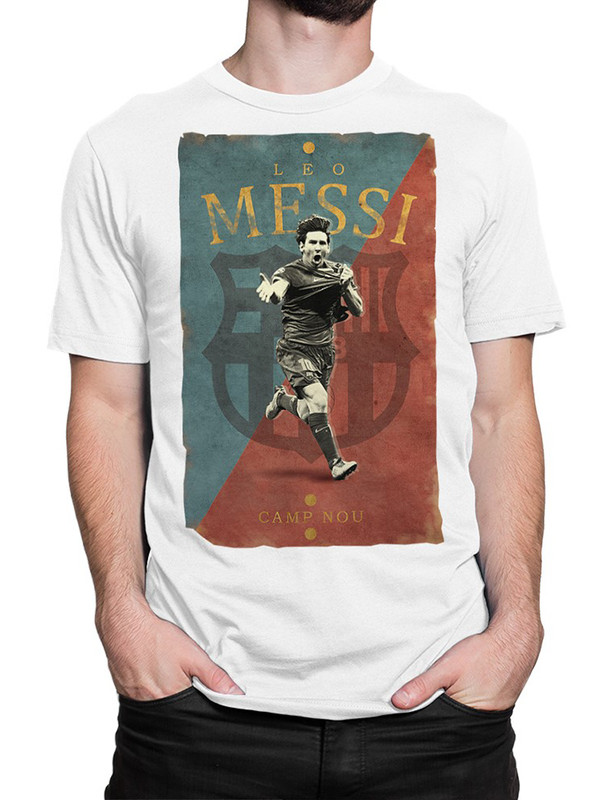 фото Футболка мужская dreamshirts studio лионель месси / lionel messi / футболист / белая s