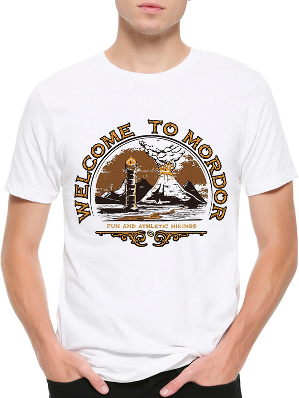 

Футболка мужская DreamShirts Studio Добро Пожаловать в Мордор / Властелин колец / белая S, Белый, Добро Пожаловать в Мордор / Властелин колец /