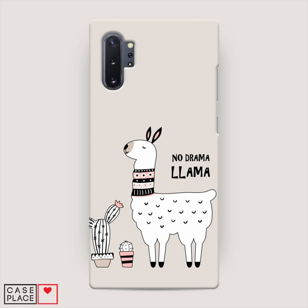 

Пластиковый чехол "No drama LLama" на Samsung Galaxy Note 10 +, 28520-1