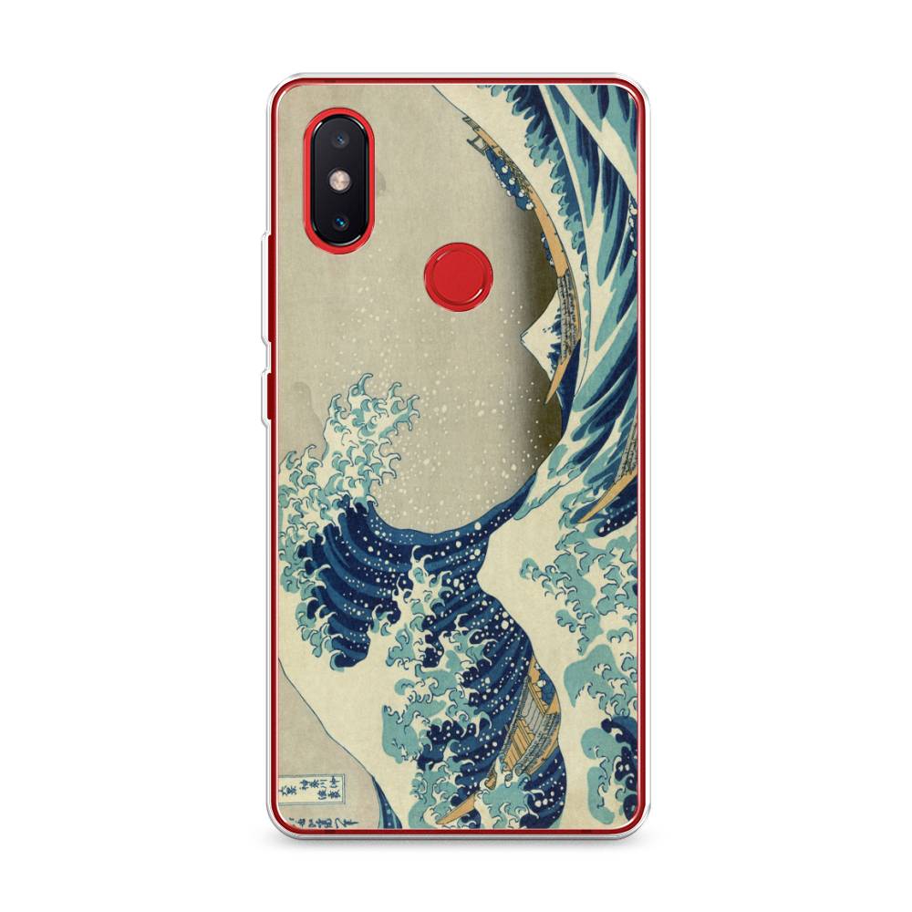 

Чехол Awog на Xiaomi Mi 8 SE "Большая волна в Канагаве", Разноцветный, 33750-9