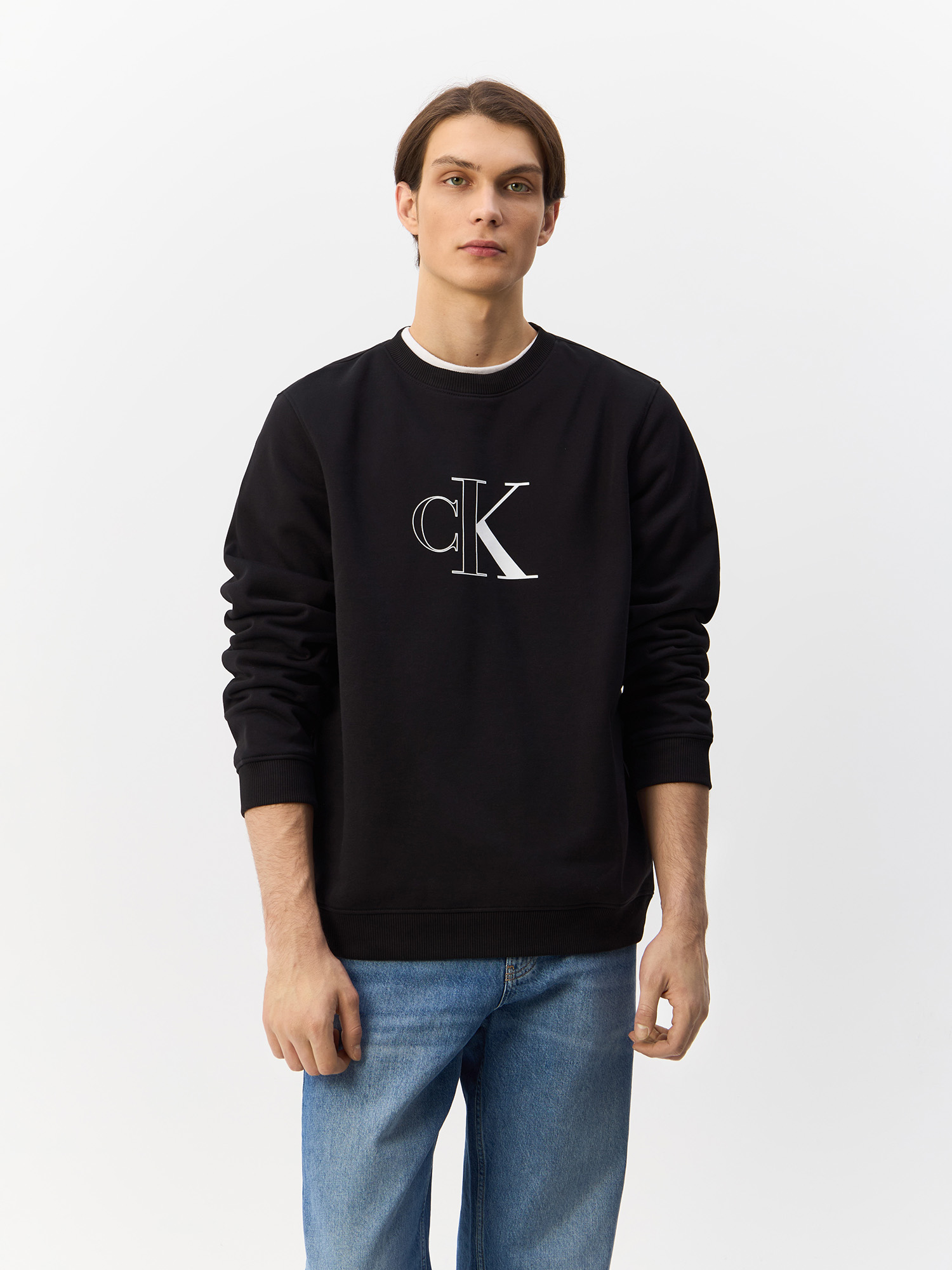 Свитшот мужской Calvin Klein Regular Fit J30J326034 черный L