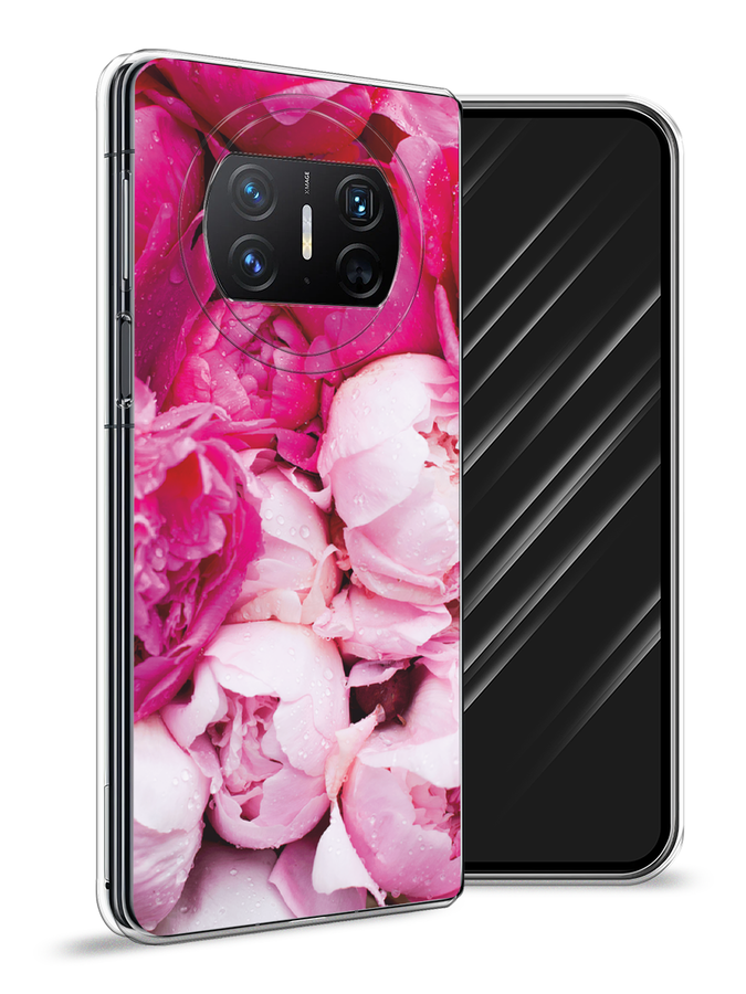 

Чехол Awog на Huawei Mate X3 "Пионы розово-белые", Белый;розовый, 6122450-1