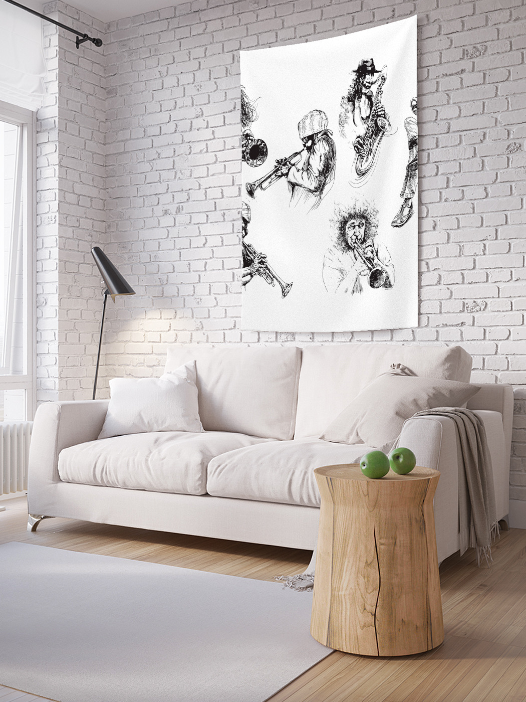 

Вертикальное фотопанно на стену JoyArty Духовая банда 150x200 см, Духовая банда