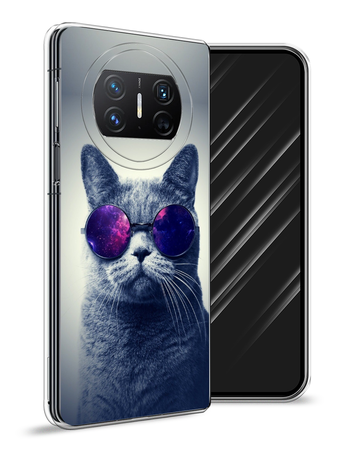 

Чехол Awog на Huawei Mate X3 "Космический кот", Бордовый, 6122450-1