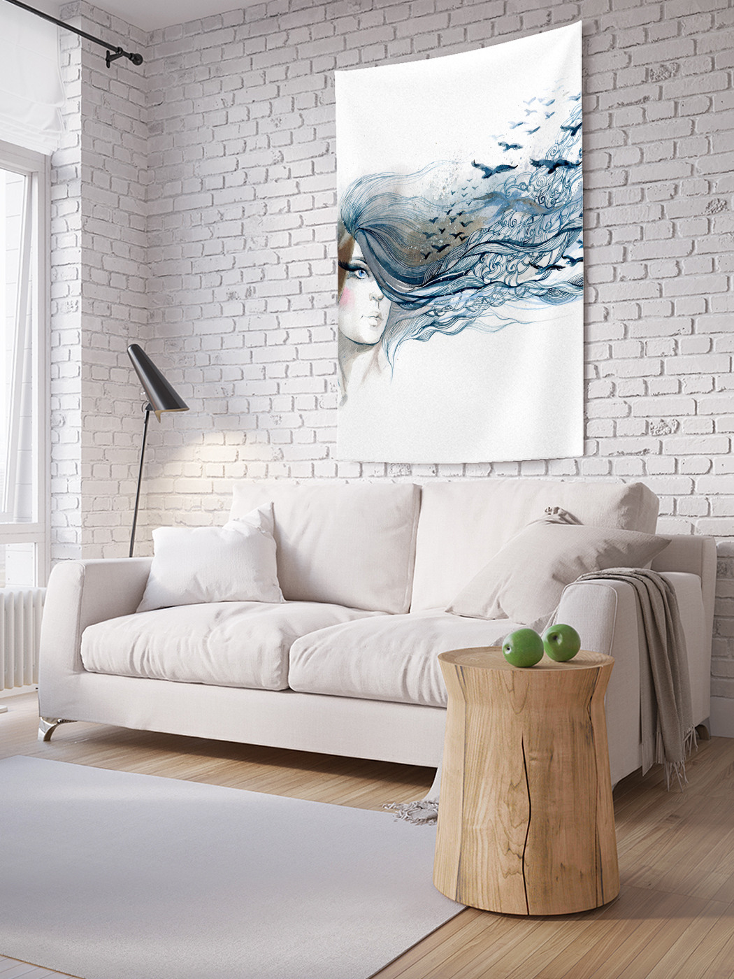 

Вертикальное фотопанно на стену JoyArty Женственная иллюзия 150x200 см, Женственная иллюзия