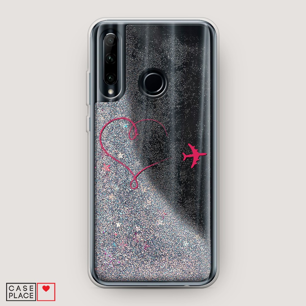 

Чехол Awog на Honor 10i "Сердце и самолет", Разноцветный, 68891-1
