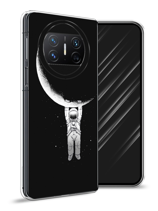 

Чехол Awog на Huawei Mate X3 "Космонавт", Белый;черный, 6122450-1