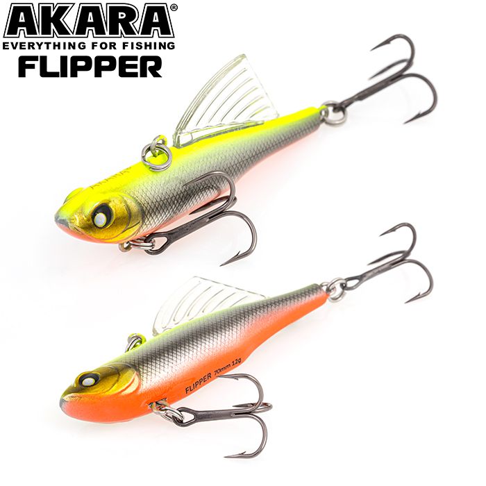 

Воблер Akara раттлин Flipper 70 мм 12 гр 3/7 oz 2,8 in A 2, Разноцветный, Flipper