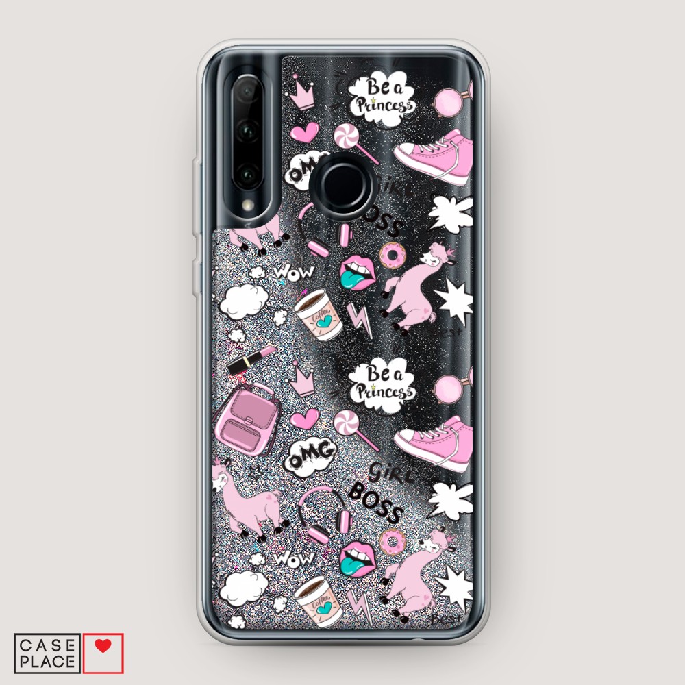 

Чехол Awog на Honor 10i "Стильная лама", Разноцветный, 68891-1