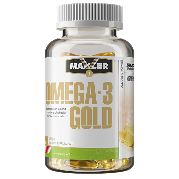 фото Omega-3 maxler gold 120 капсул