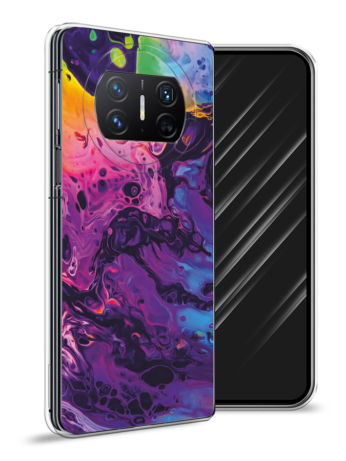 

Чехол Awog на Huawei Mate X3 "ACID fluid", Бордовый, 6122450-1