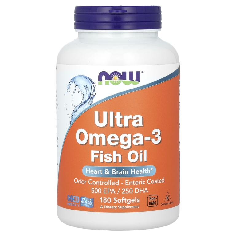 Omega-3 NOW Ultra 500 EPA 250 DHA капсулы 180 шт.