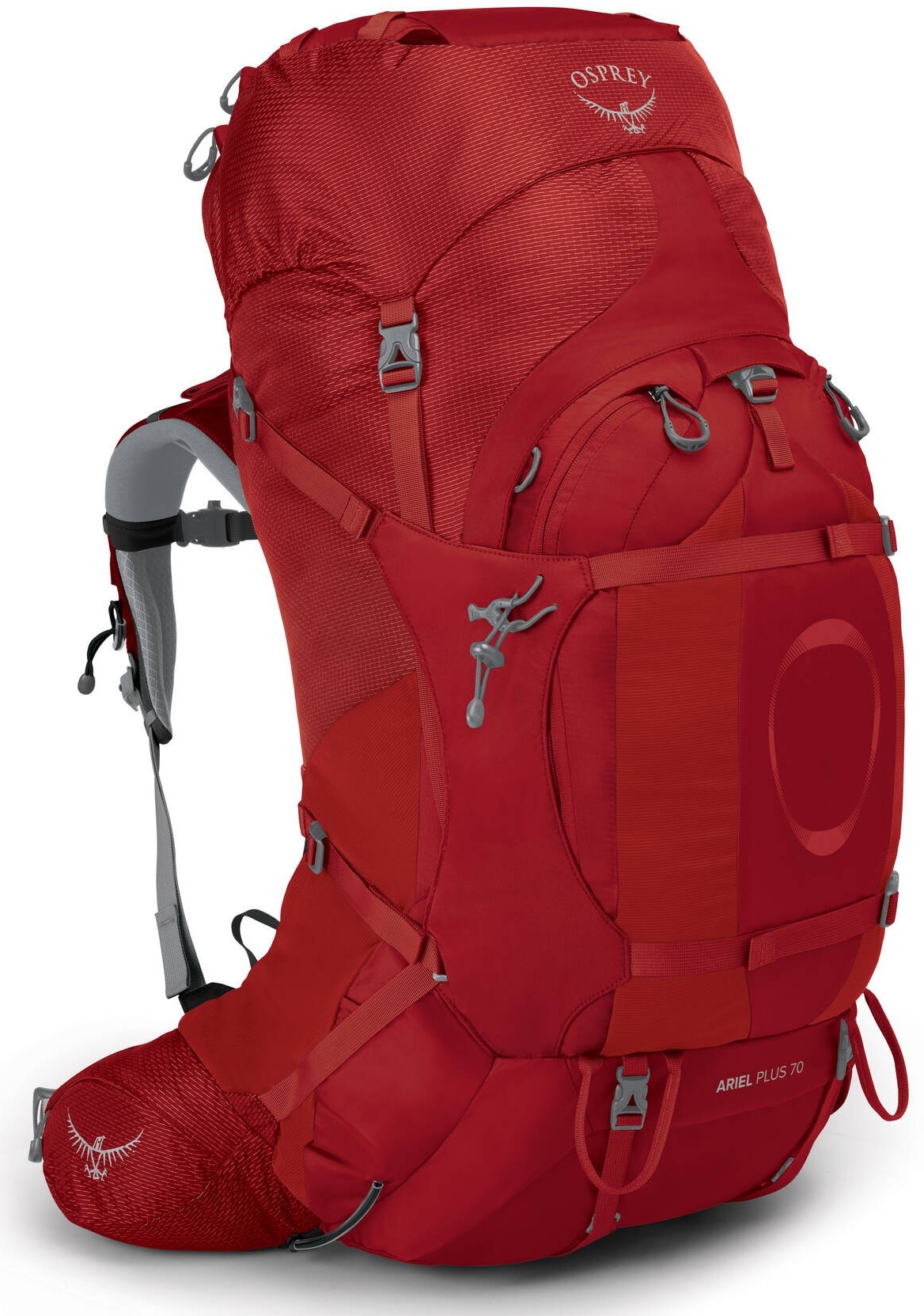 фото Рюкзак женский туристический osprey ariel plus 70 carnelian red