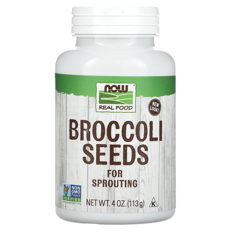 Семена брокколи для проращивания Now Broccoli Seeds For Sprouting  113 г