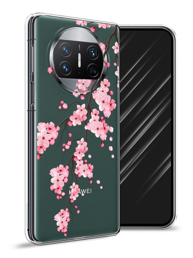

Чехол Awog на Huawei Mate X3 "Розовая сакура", Розовый;белый;коричневый, 6122450-1