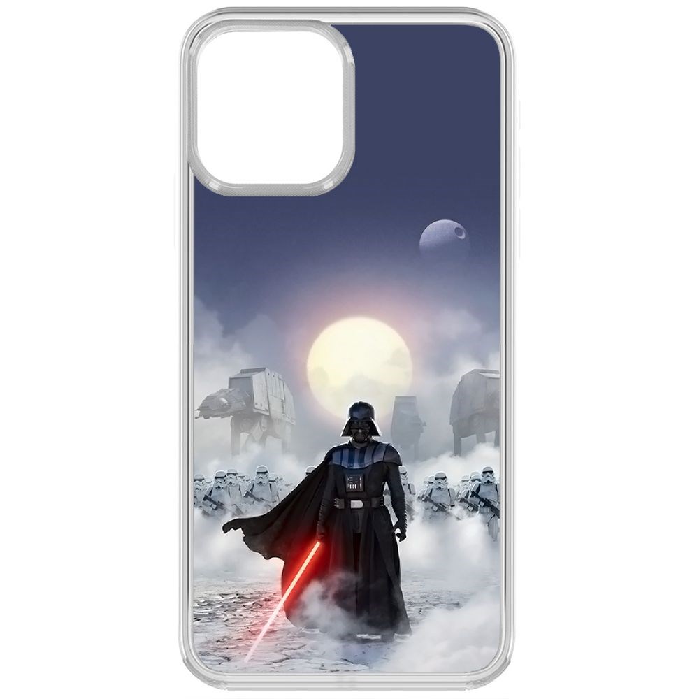 

Чехол-накладка Krutoff Clear Case Звездные Войны. Дарт Вейдер для iPhone 13, Прозрачный