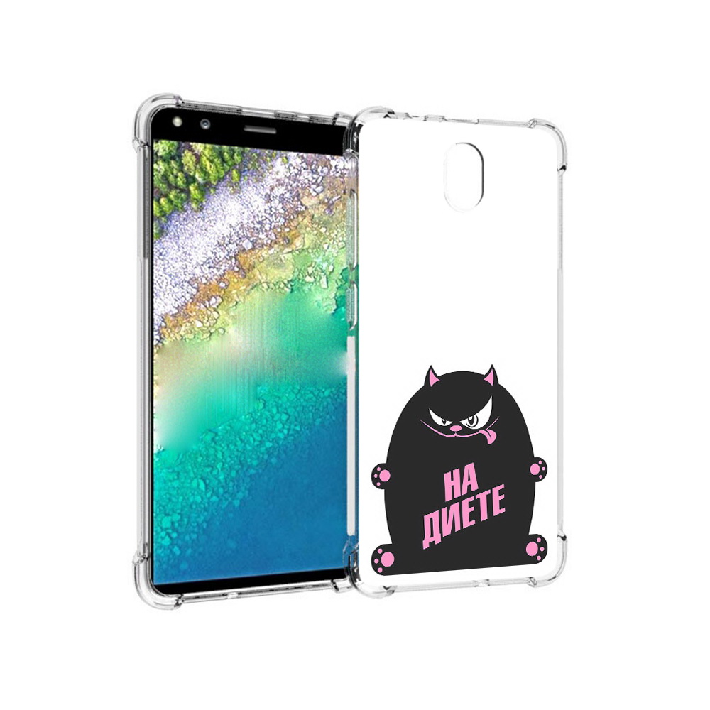 

Чехол MyPads Tocco для Nokia C01 Plus на диете (PT161800.114.492), Прозрачный, Tocco